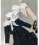 オフショルリボントップス