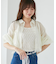 インナー付きドロストシアーブラウス