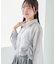 インナー付きドロストシアーブラウス