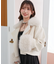 マルチwayフェイクファー付ショートコート