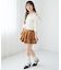 肩リボンレースドッキングトップス