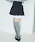 配色フリルプリーツスカート