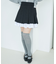 配色フリルプリーツスカート
