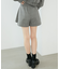 プリーツデザインショートパンツ