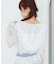 フード付きフリルカーデ