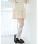 ラインストーンティアードスカパン