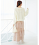 きらふわレーシーパターンカーデ