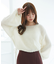 キラキラドロストメッシュニット
