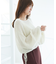 キラキラドロストメッシュニット