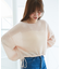 キラキラドロストメッシュニット