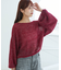 キラキラドロストメッシュニット
