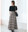 2way襟付きビジューニット
