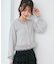 ヘムフェイクファーケーブルカーデ