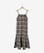 チェックマーメイドキャミワンピース
