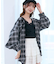 フード付きルーズシャツ
