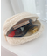 ボア刺繍ポーチ