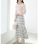 チェーン付きフェイクファーニット