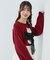 ふわふわLadycatリボンニット