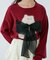 ふわふわLadycatリボンニット