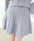 キラキラボタンプリーツニットスカート