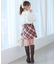 アソートチェックミニスカパン