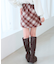 アソートチェックミニスカパン
