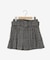ベルト付きプリーツミニスカパン