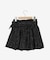 ベルト付きプリーツミニスカパン