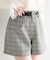 ベルト付きショートパンツ