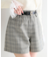 ベルト付きショートパンツ