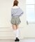 レイヤードライクフレアショートスカパン
