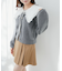 フリルカラーセットニットカーディガン