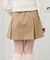 ゴールドボタンプリーツミニスカパン