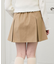 ゴールドボタンプリーツミニスカパン
