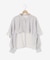 シアーケープロングスリーブブラウス