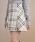 ボックスプリーツフレアミニスカパン