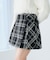 ボックスプリーツフレアミニスカパン