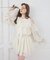 アメスリフリルリボンミニワンピース