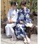 ワンピでも着れる2WAY浴衣