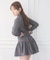 レースアップジャケットミニワンピ