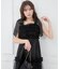 フリルチュールロングワンピース