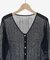 ビジューボタンシアーカーディガン