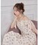 リボンスリーブシフォンキャミワンピース