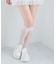 ビジュー厚底リボンスニーカー