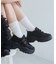 ビジュー厚底リボンスニーカー