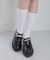 取り外しリボンクロスローファー