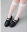 取り外しリボンクロスローファー