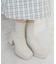 フカフカチャンキーヒールストレッチブーツ