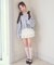 ビジューボタンマシュマロモールカーデ