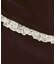レーストリムサイドギャザートップス